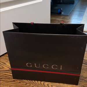 Gucci Black and Red Tote Bag